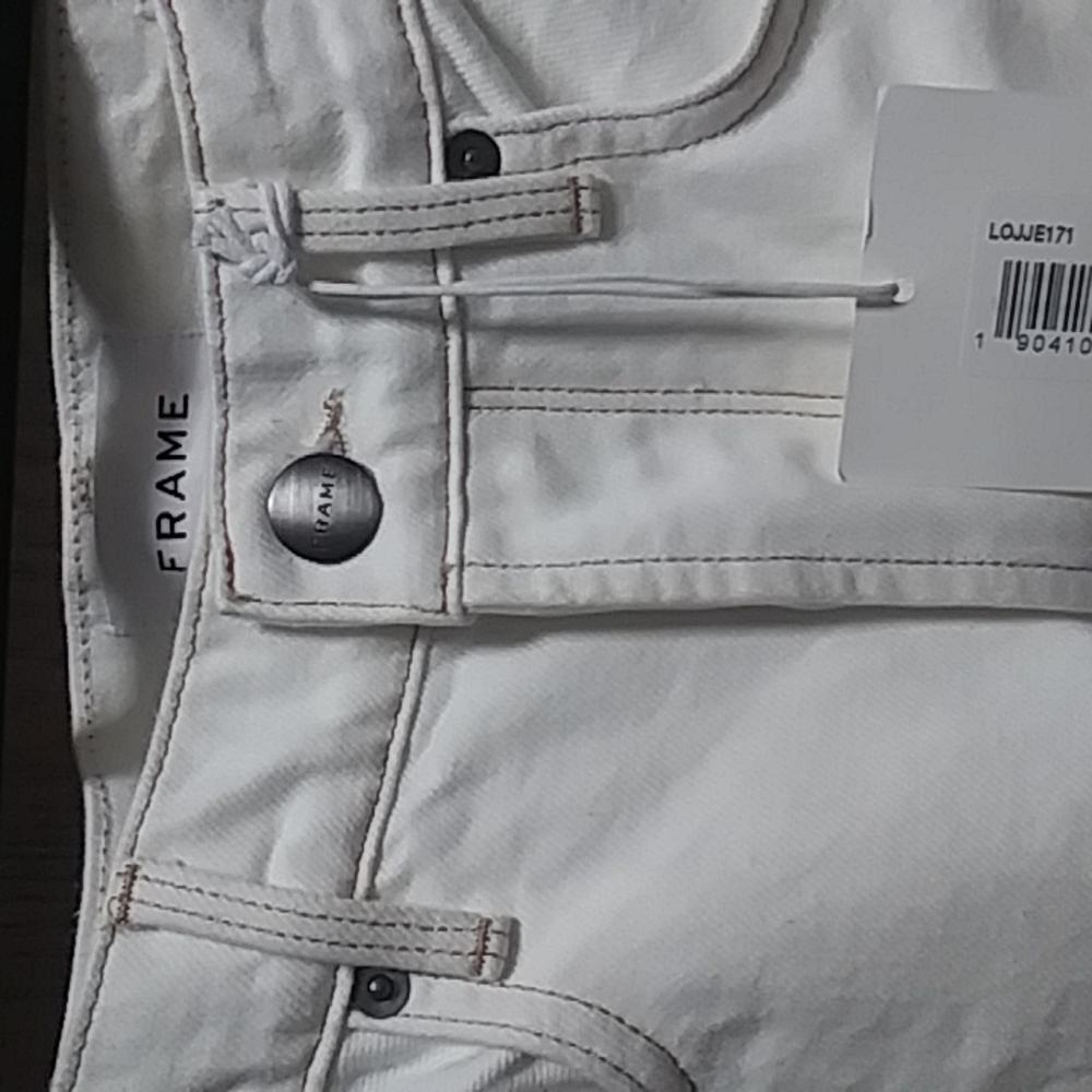 NWT FRAME Le Original jagged edge jeans - Picture 8 of 14